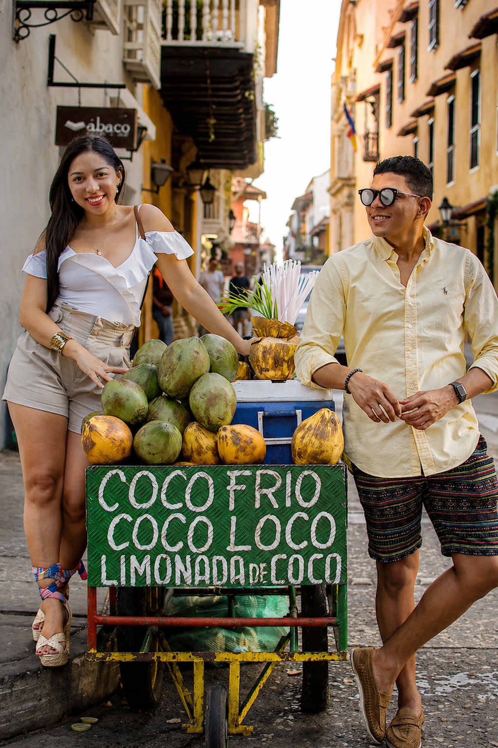 Antoni Mercado coco cart Cartagena