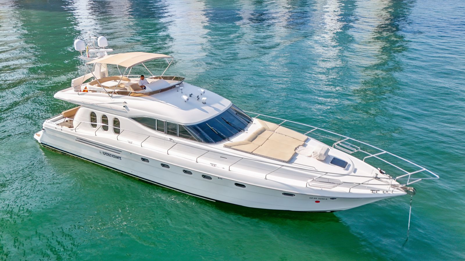 Il Perseverante 70FT Luxury Yacht Charter Cartagena