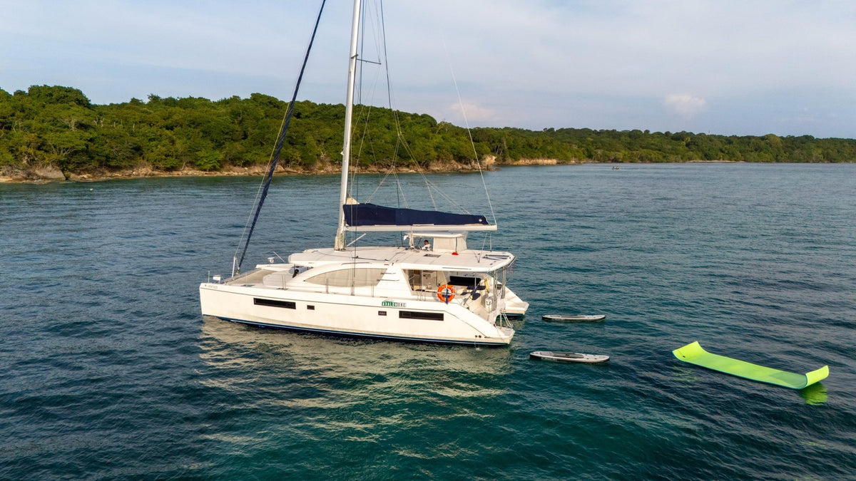 Avalon One 48' Luxury Catamaran – Private Rosario Islands & Cholón Charter - Cartagena Day Tours