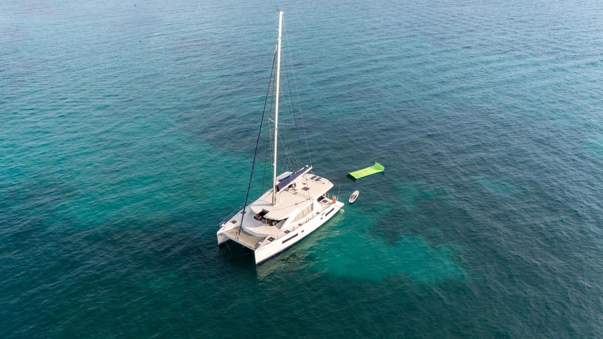 Avalon One 48' Luxury Catamaran – Private Rosario Islands & Cholón Charter - Cartagena Day Tours