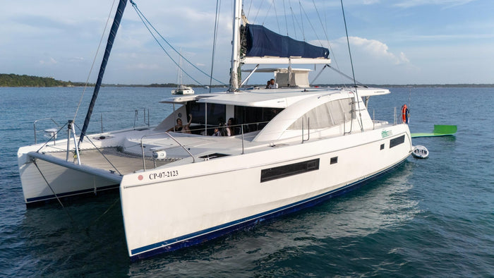 Avalon One 48' Luxury Catamaran – Private Rosario Islands & Cholón Charter - Cartagena Day Tours