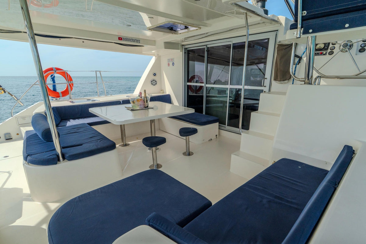 Avalon One 48' Luxury Catamaran – Private Rosario Islands & Cholón Charter - Cartagena Day Tours