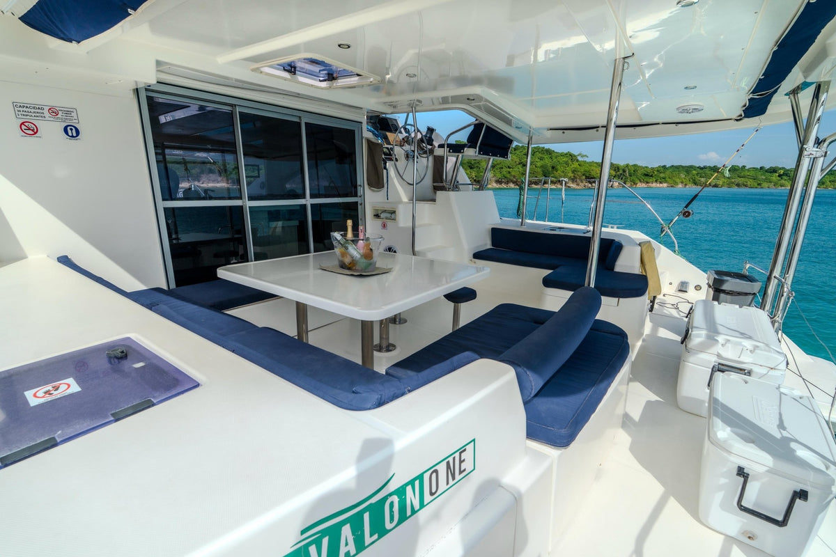 Avalon One 48' Luxury Catamaran – Private Rosario Islands & Cholón Charter - Cartagena Day Tours
