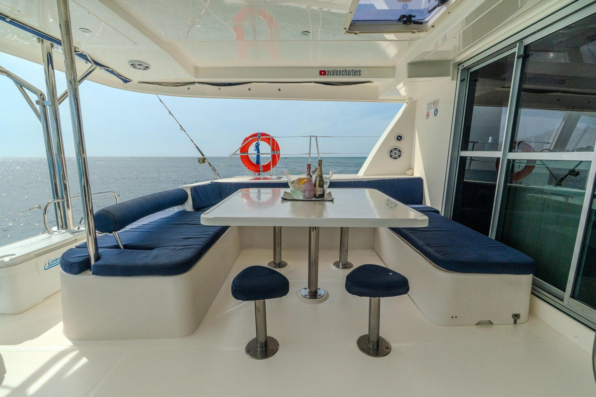 Avalon One 48' Luxury Catamaran – Private Rosario Islands & Cholón Charter - Cartagena Day Tours