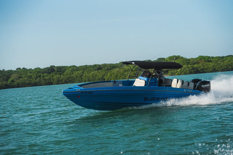 Blue Wave 29' Center Console Boat Rental | Private Rosario Islands Charter - Cartagena Day Tours
