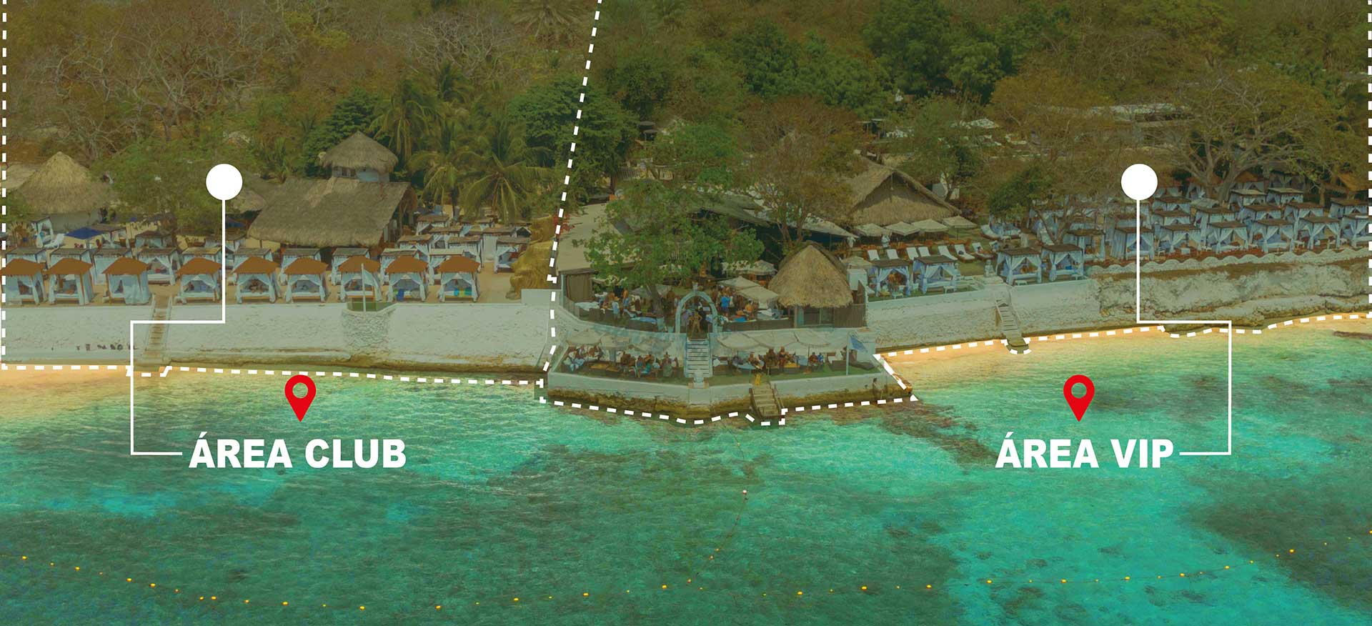 Bora Bora Beach Club – Rosario Islands Day Trip from Cartagena - Cartagena Day Tours