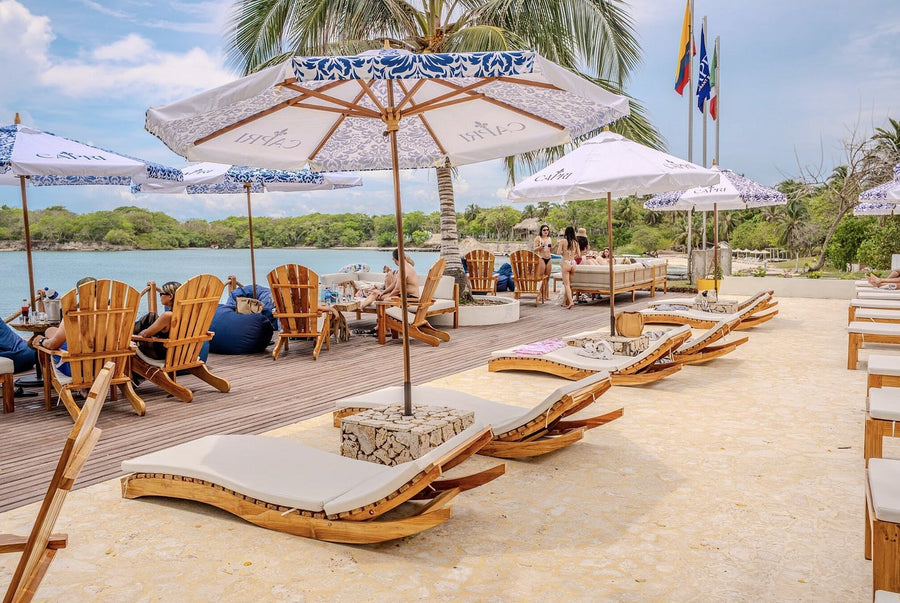 Capri Beach Club – Luxury Day Pass, Rosario Islands Cartagena - Cartagena Day Tours