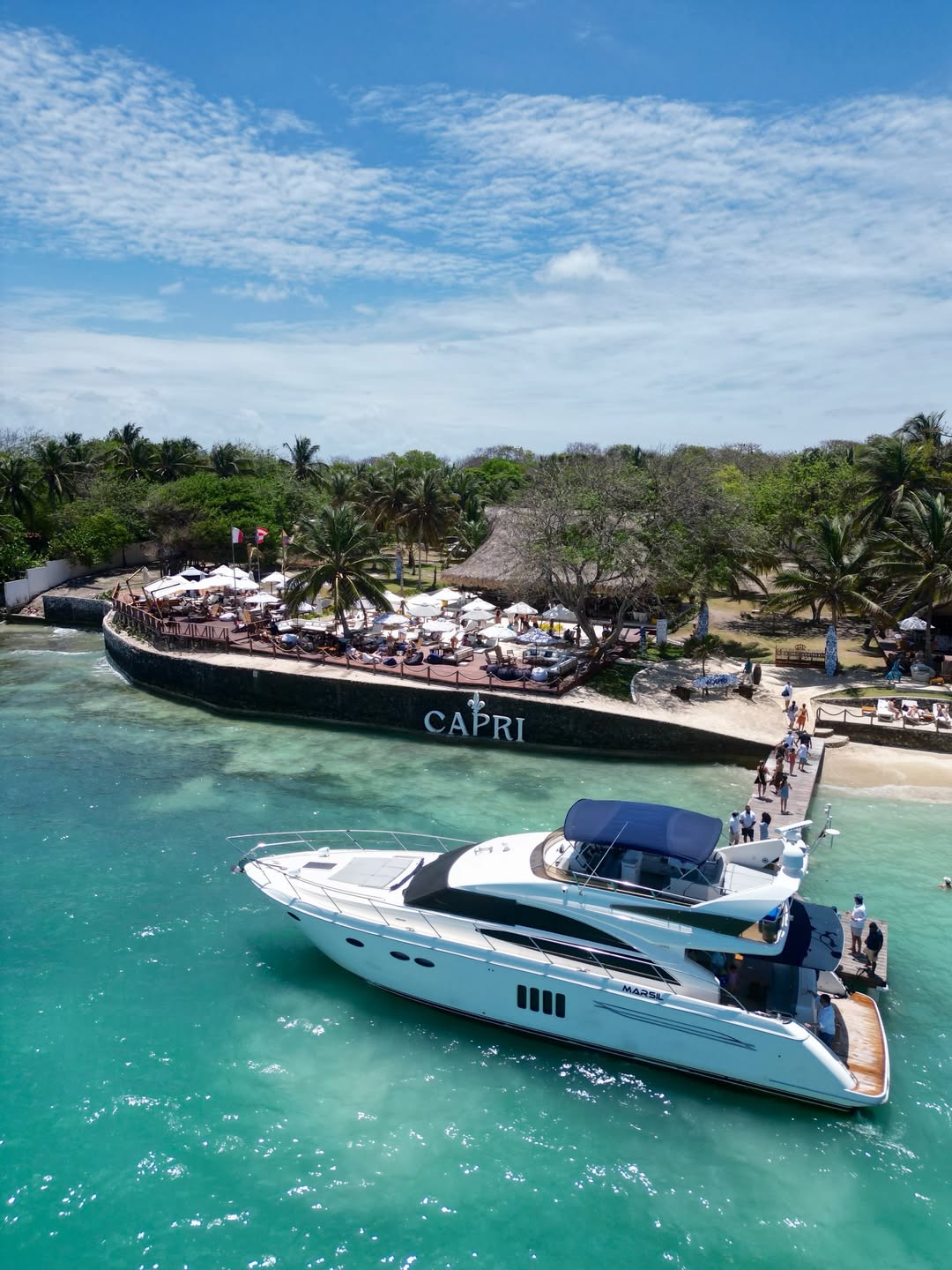 Capri Beach Club – Luxury Day Pass, Rosario Islands Cartagena - Cartagena Day Tours