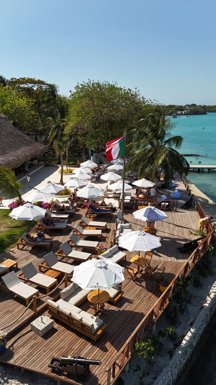 Capri Beach Club – Luxury Day Pass, Rosario Islands Cartagena - Cartagena Day Tours