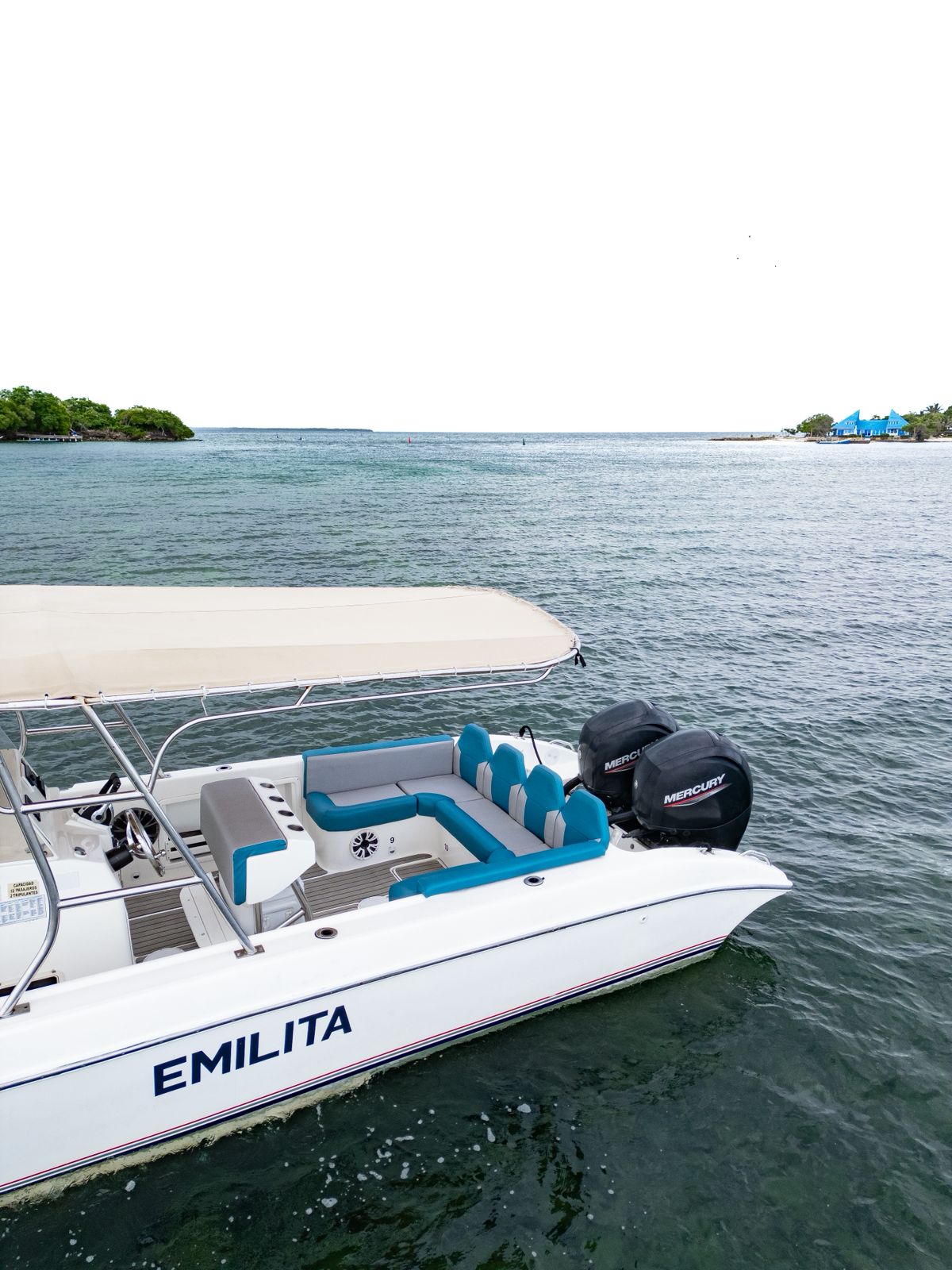 Emilita | Affordable Private Boat Rental Cartagena (Up to 10 Guests) - Cartagena Day Tours