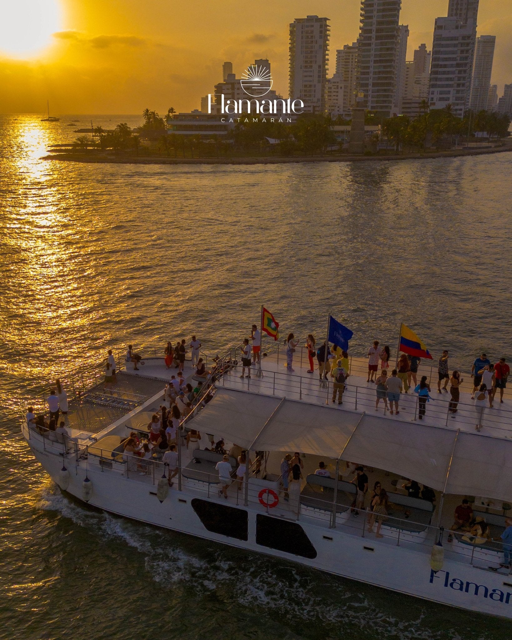 Flamante Catamaran Cartagena | Sunset Cruise & Caribbean Joy Party - Cartagena Day Tours