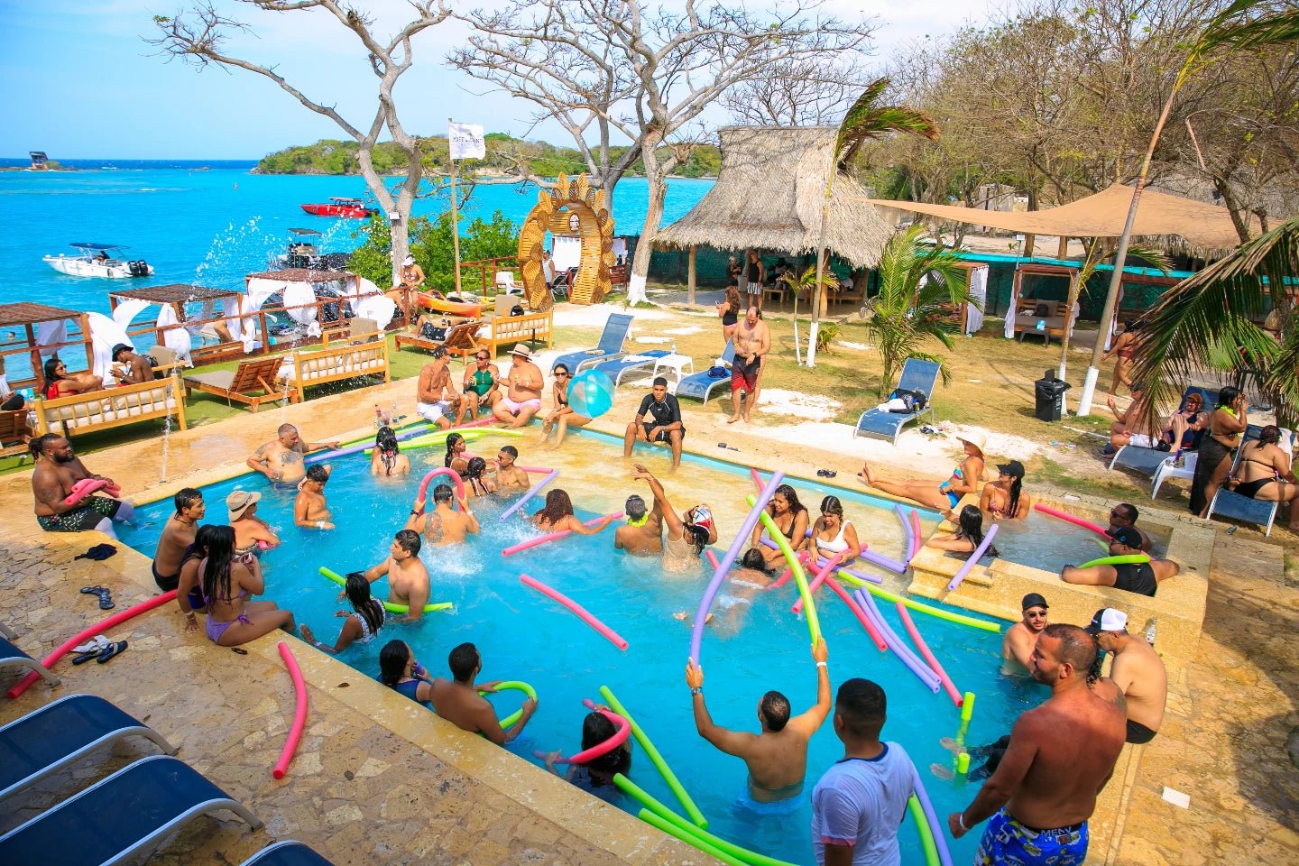 IBBIZA Island Beach Club – Party Day Pass, Rosario Islands - Cartagena Day Tours