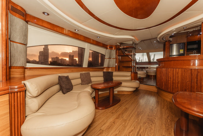 Sea Land · Azimut 70 Ft Yacht Charter in Cartagena - Cartagena Day Tours