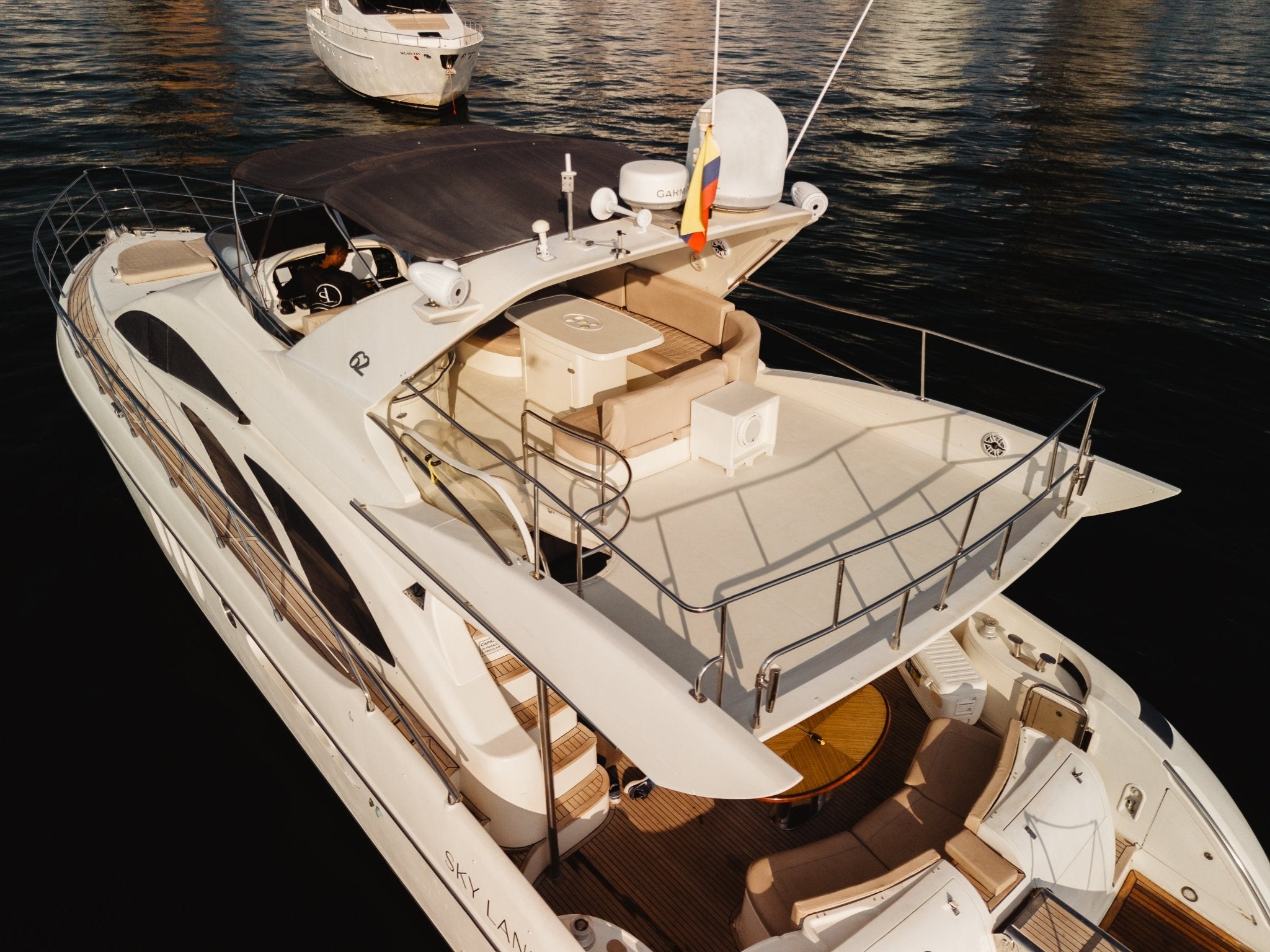 Sky Land · Azimut 62 Ft Yacht Charter in Cartagena - Cartagena Day Tours